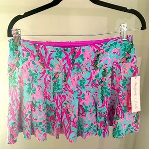 UPF 50 Luxletic Annora Skort w/ pleats size M. Fun pink/ blue/ green!